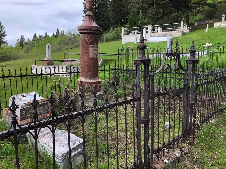 Reuben Steeves plot after cleaning • John Kinnear photo