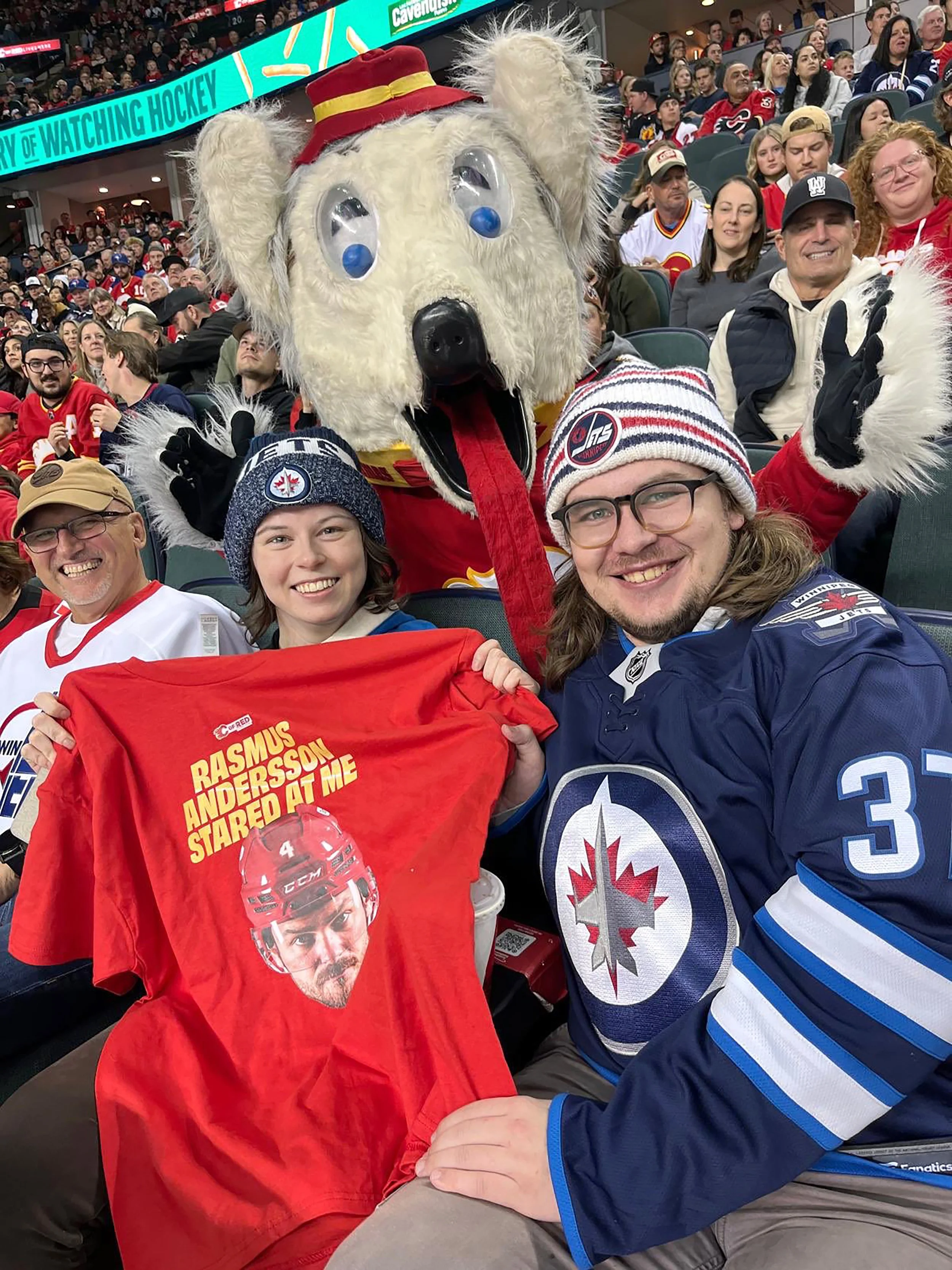 Front-row seats and a Jets win to remember