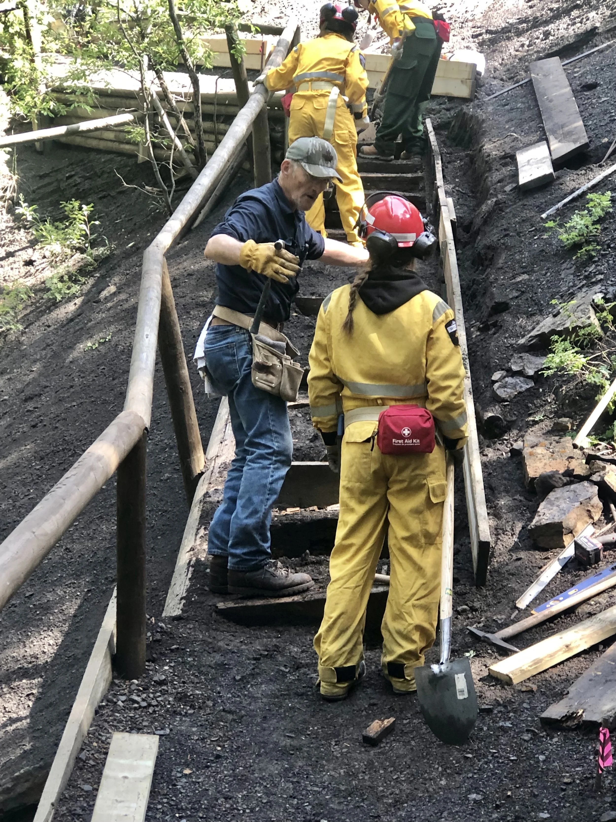 Kinnear teaching JFR’s some tricks of the trade