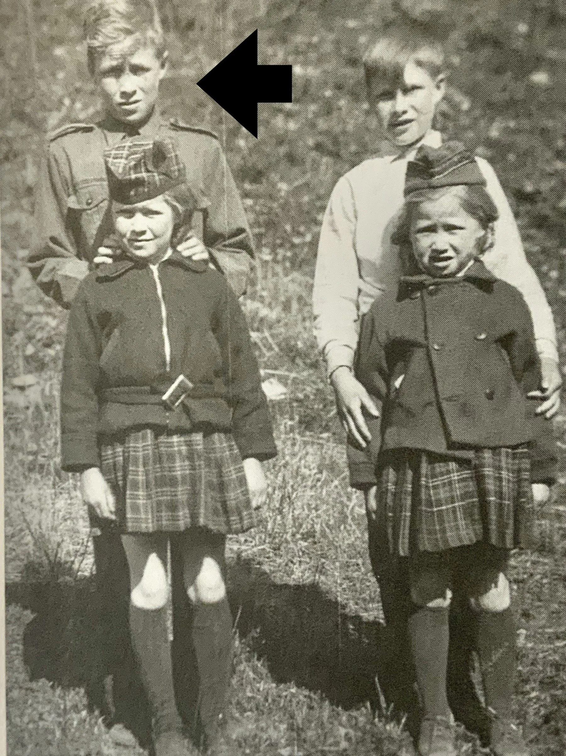 Harold Travis top left, and Travis family members