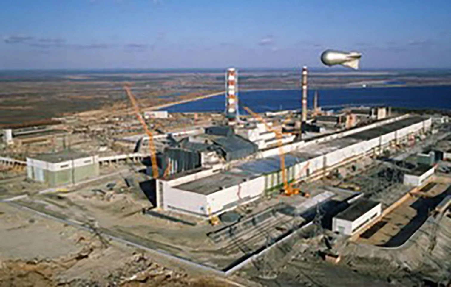 Photo of the Chernobyl nuclear power plant