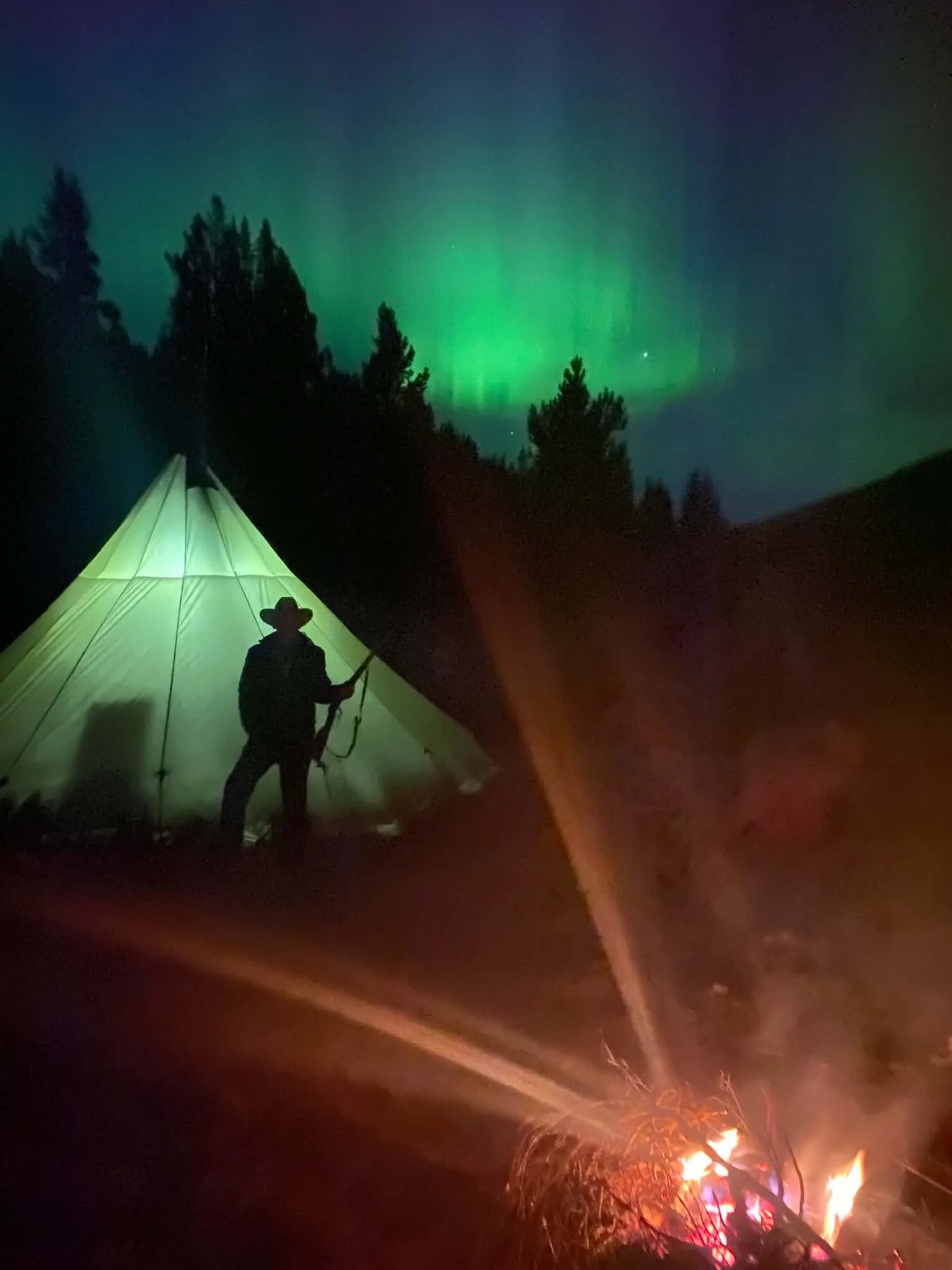  October 2024 Eric Muff in the Willmore Wilderness.  Photo credit Don Eliason.  