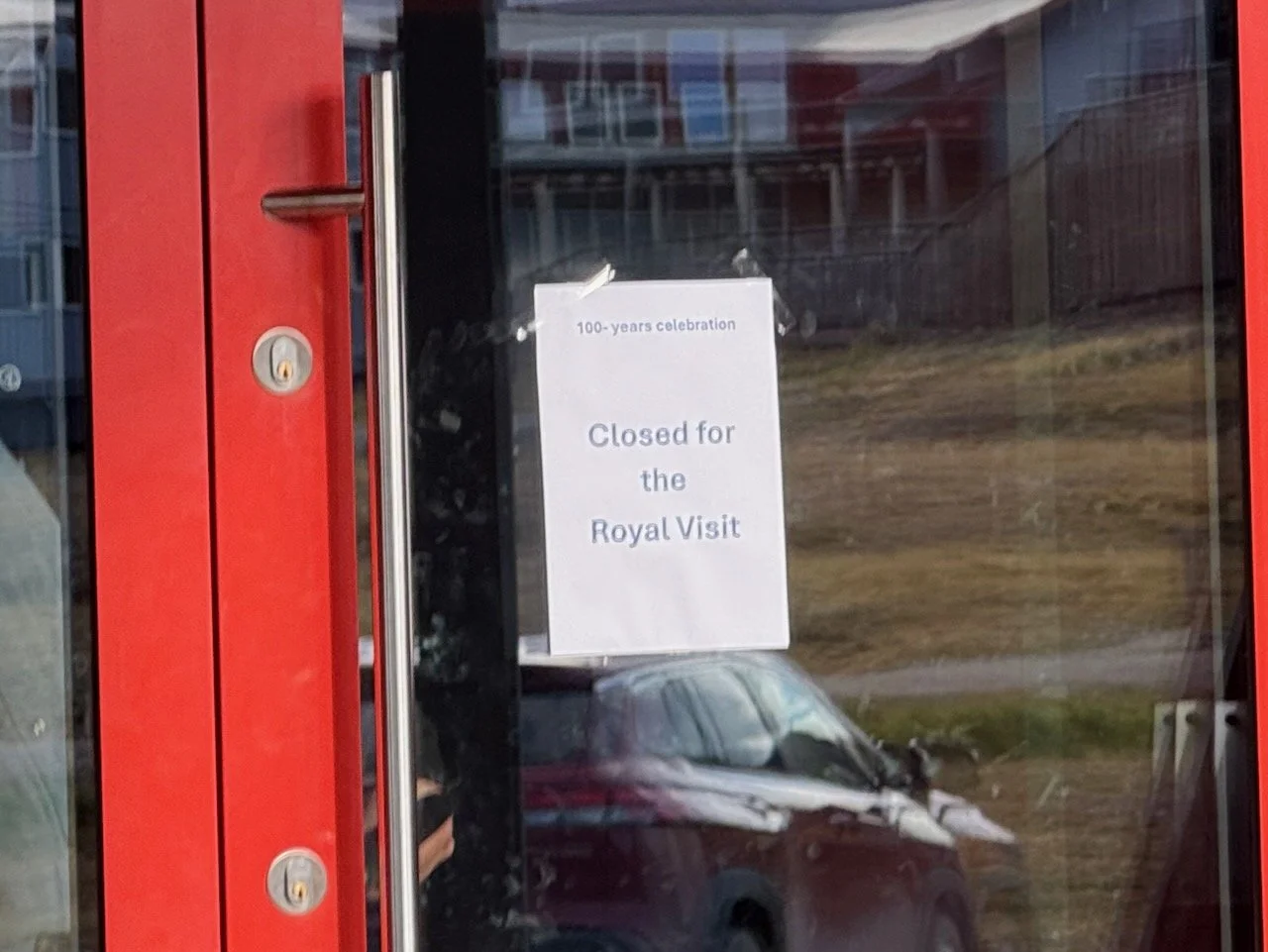 …which meant the museum was closed.