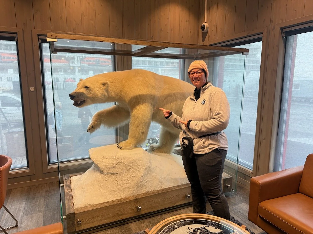 First and only polar bear encounter.