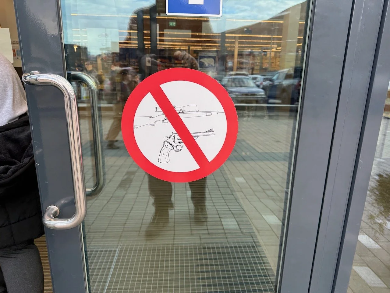 No firearms in the market.