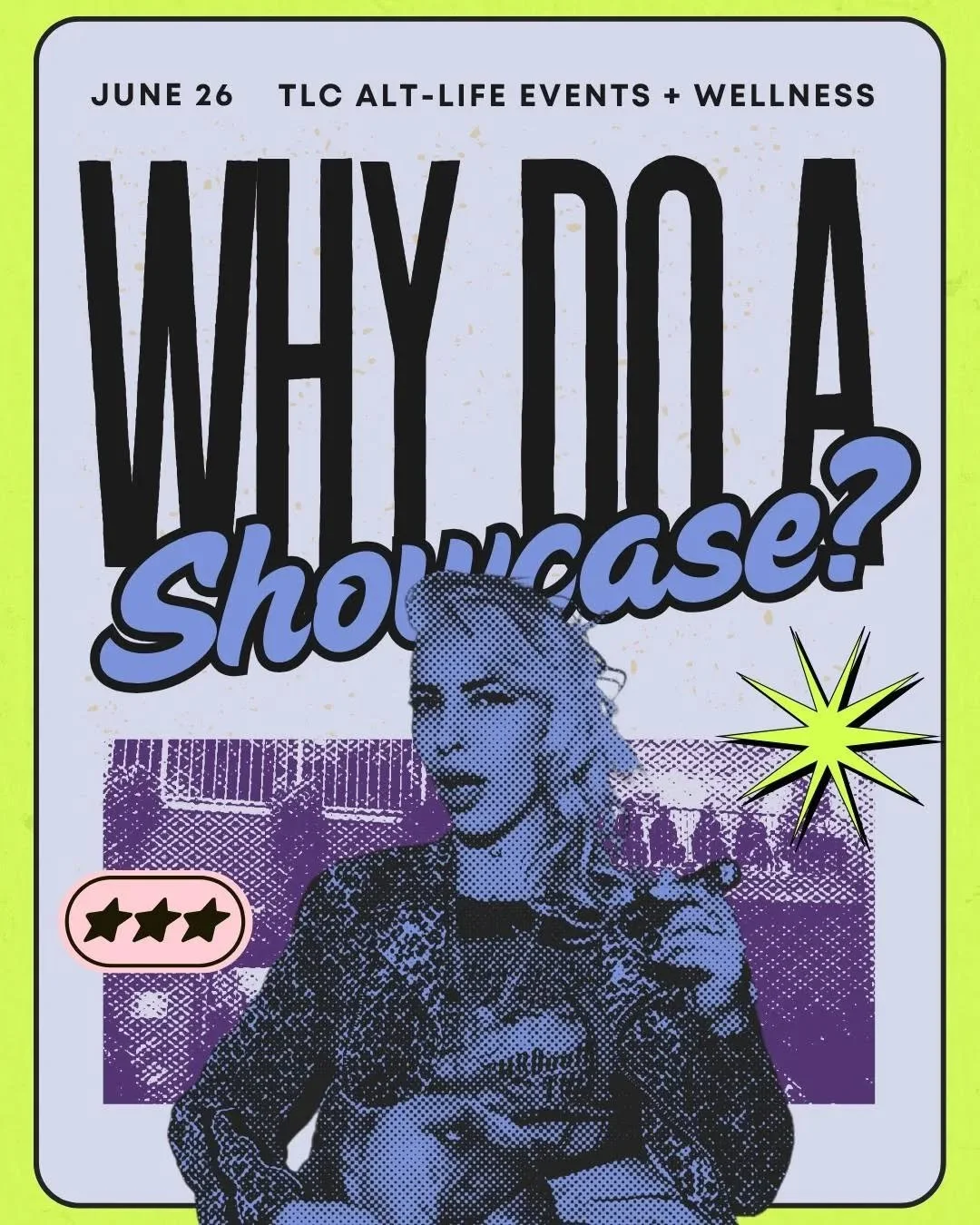 🌿✨ You're invited to the Showcase Debut of TLC Alt Life Events + Wellness ✨🌿

This is a multi-sensory, full-spectrum celebration of alternative culture, conscious connection, and radical creativity. And best news is, TICKETS ARE FREE! and all ticke