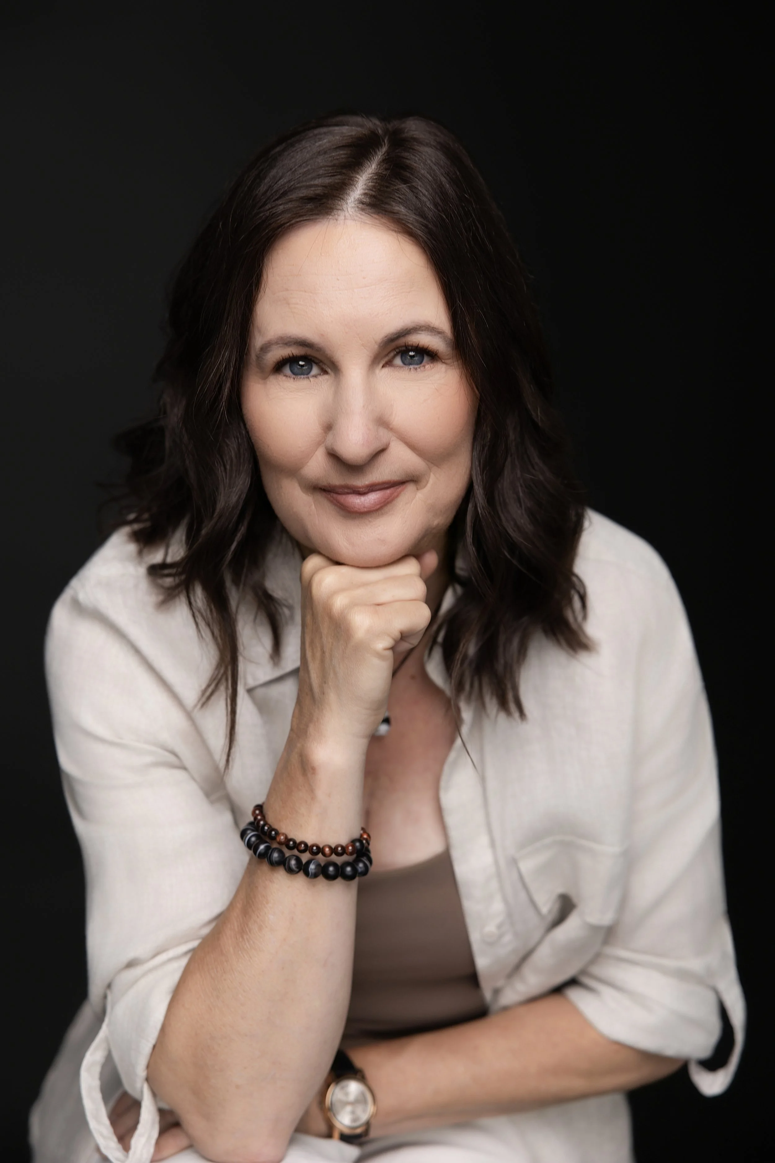 Paula Beckstrom with Inspired by Nature an interior design and decor small business in Port Coquitlam British Columbia. She focuses on short term rental interiors as well as business to business organizing.