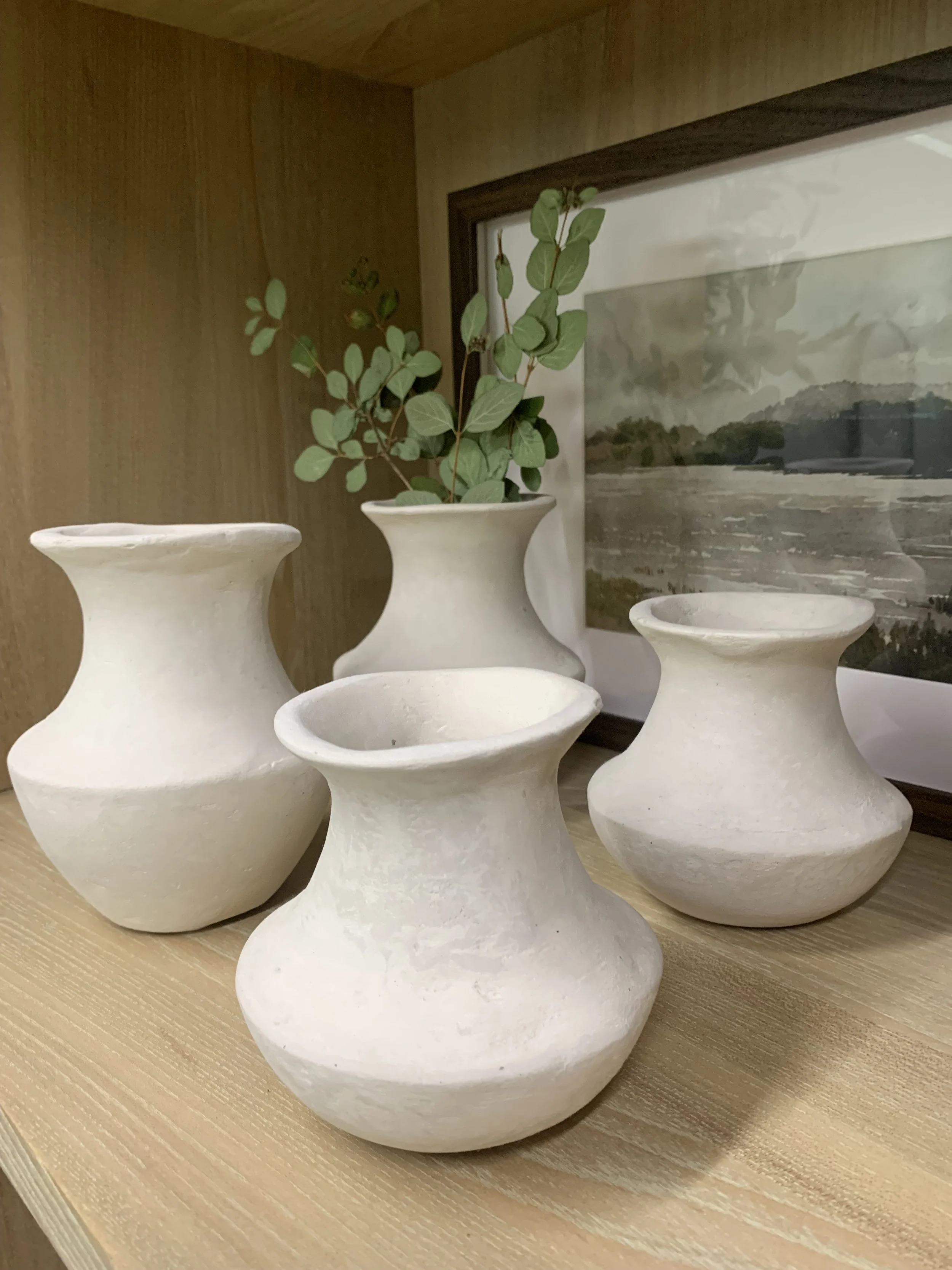 "Lily" Paper Mache Bud Vase - lg