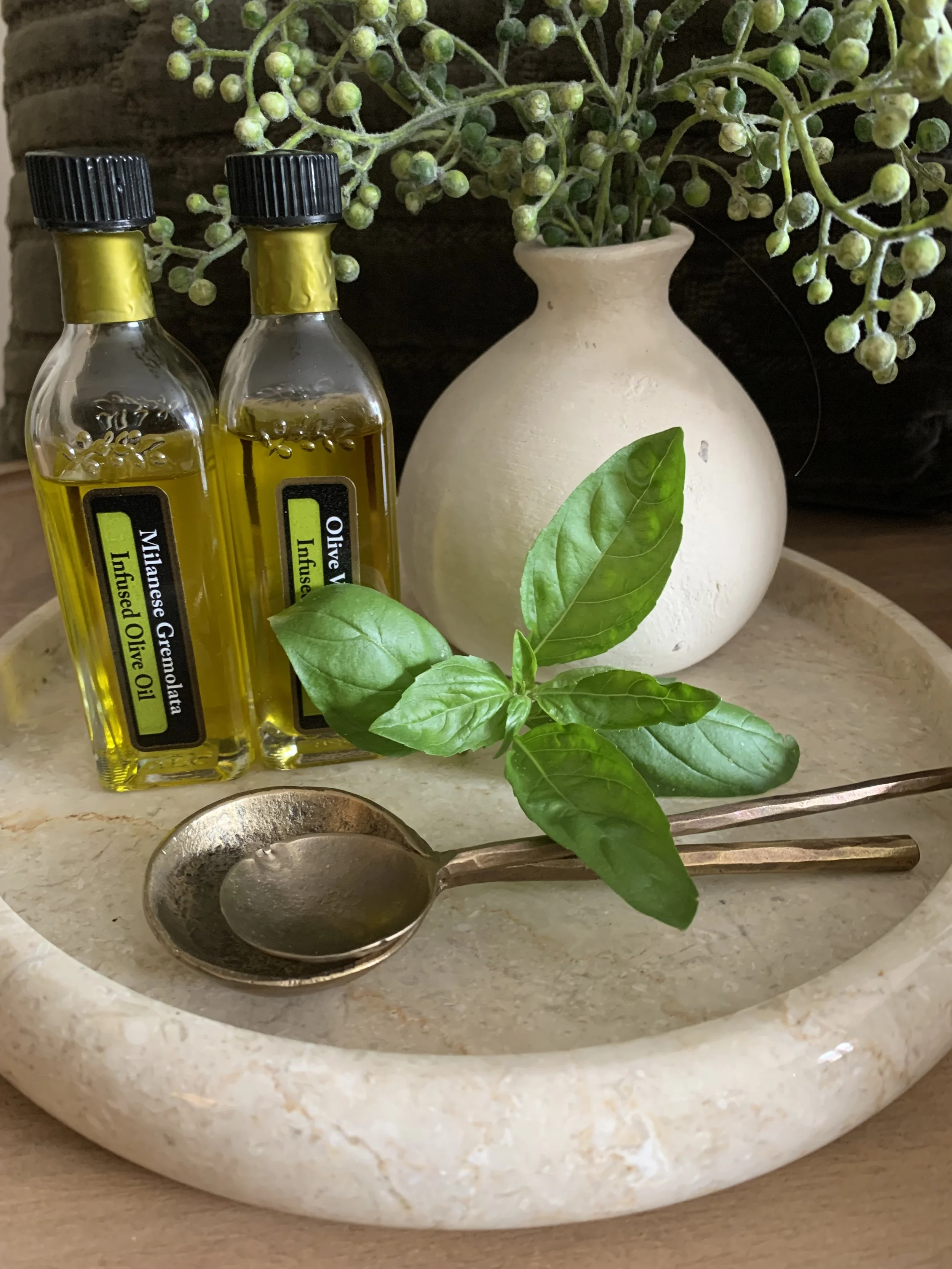 Natural Marble Display Tray