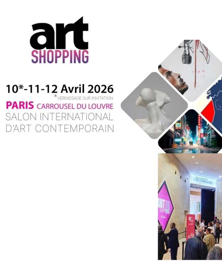 ✨ Art Shopping &ndash; Carrousel du Louvre

C&rsquo;est officiel.

J&rsquo;ai le plaisir de vous annoncer ma participation &agrave; la prochaine &eacute;dition de Art Shopping au Carrousel du Louvre.

Exposer au c&oelig;ur de Paris, dans ce lieu embl