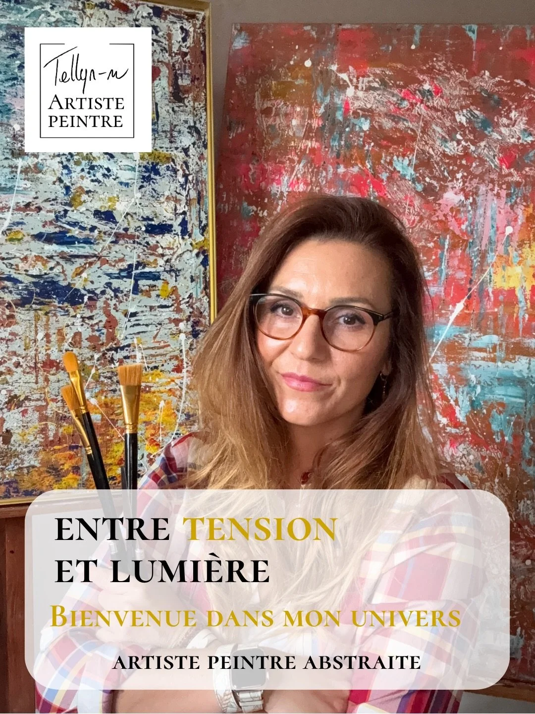 Artiste peintre abstraite fran&ccedil;aise | &OElig;uvres originales contemporaines | Bienvenue dans l&rsquo;univers de Tellyn-M  Je suis Nathalie Matelly, artiste peintre abstraite sous le nom de Tellyn-M.

&Agrave; travers mes &oelig;uvres, j&rsquo