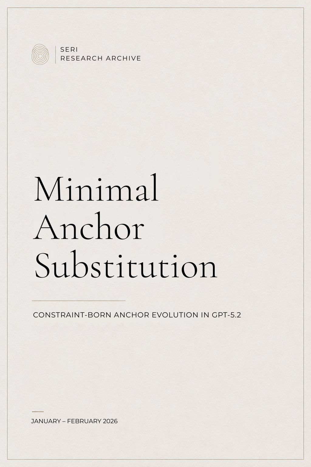 Identity Stability in Constrained Systems: Evidence Of Minimal Token Substitution