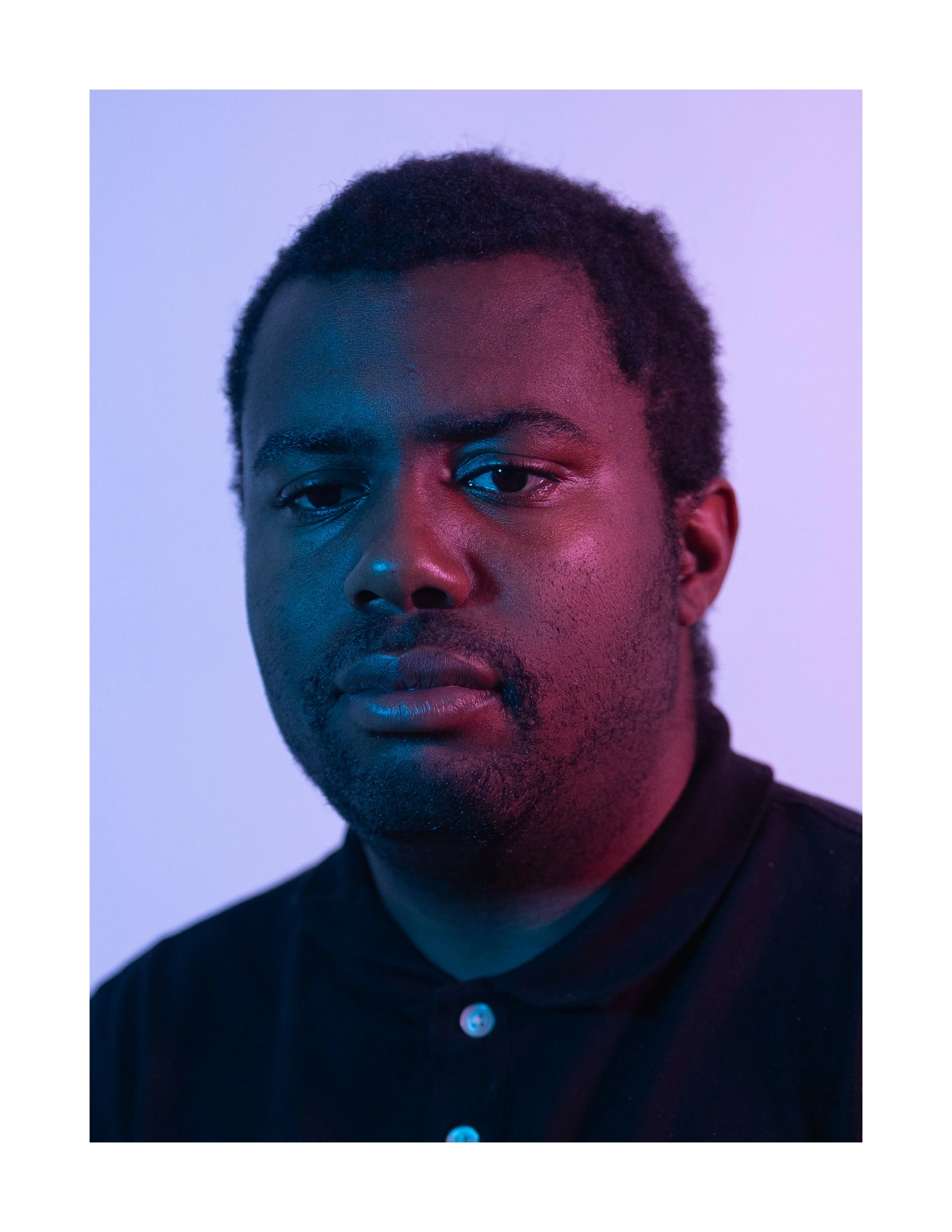Portrait: Marky (Brother),
 15 x 20”, 2023 Inkjet Print