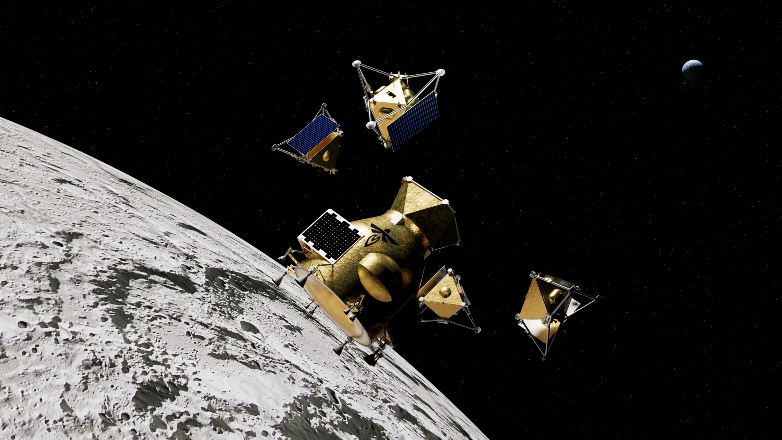Texas-built spacecraft to carry JPL drones to the Moon