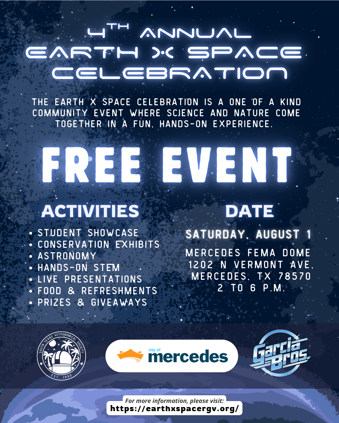 4th Annual Earth x Space Event
