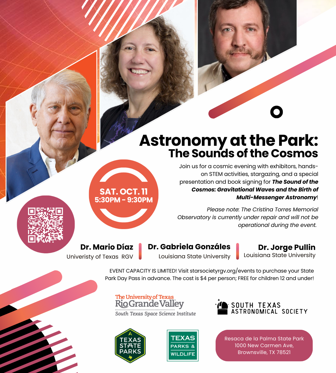 Astronomy at the Park: The Sound of the Cosmos — South Texas ...