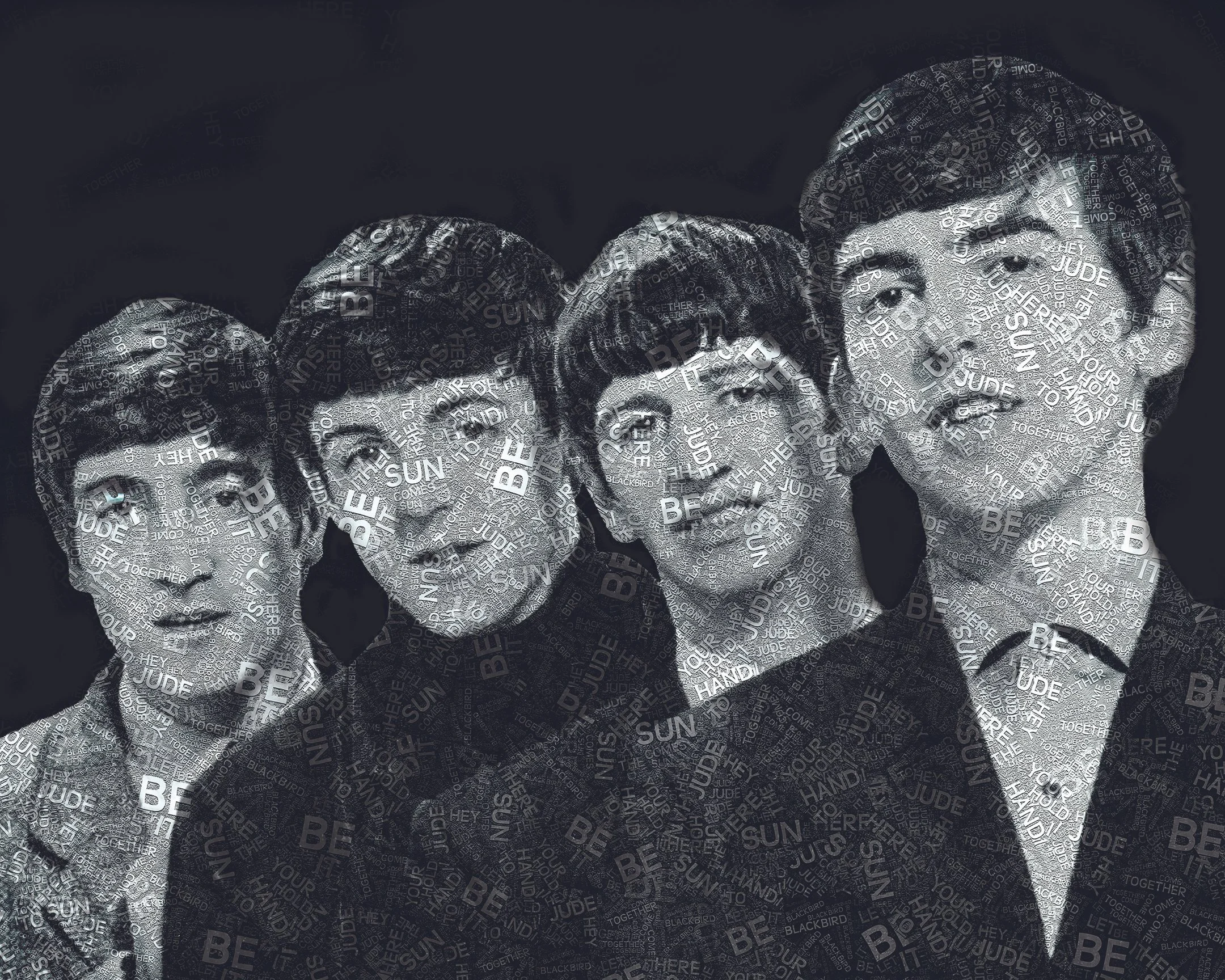 The Beatles lenticular print