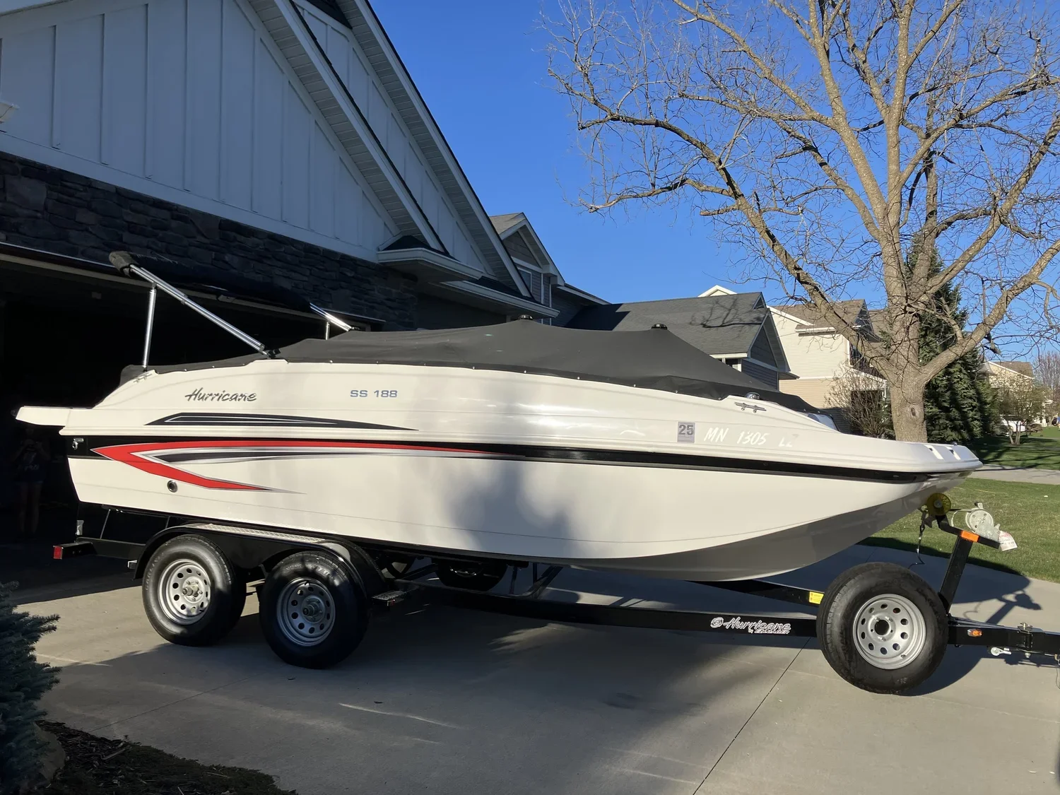 2020 Hurricane SS 188 & Trailer