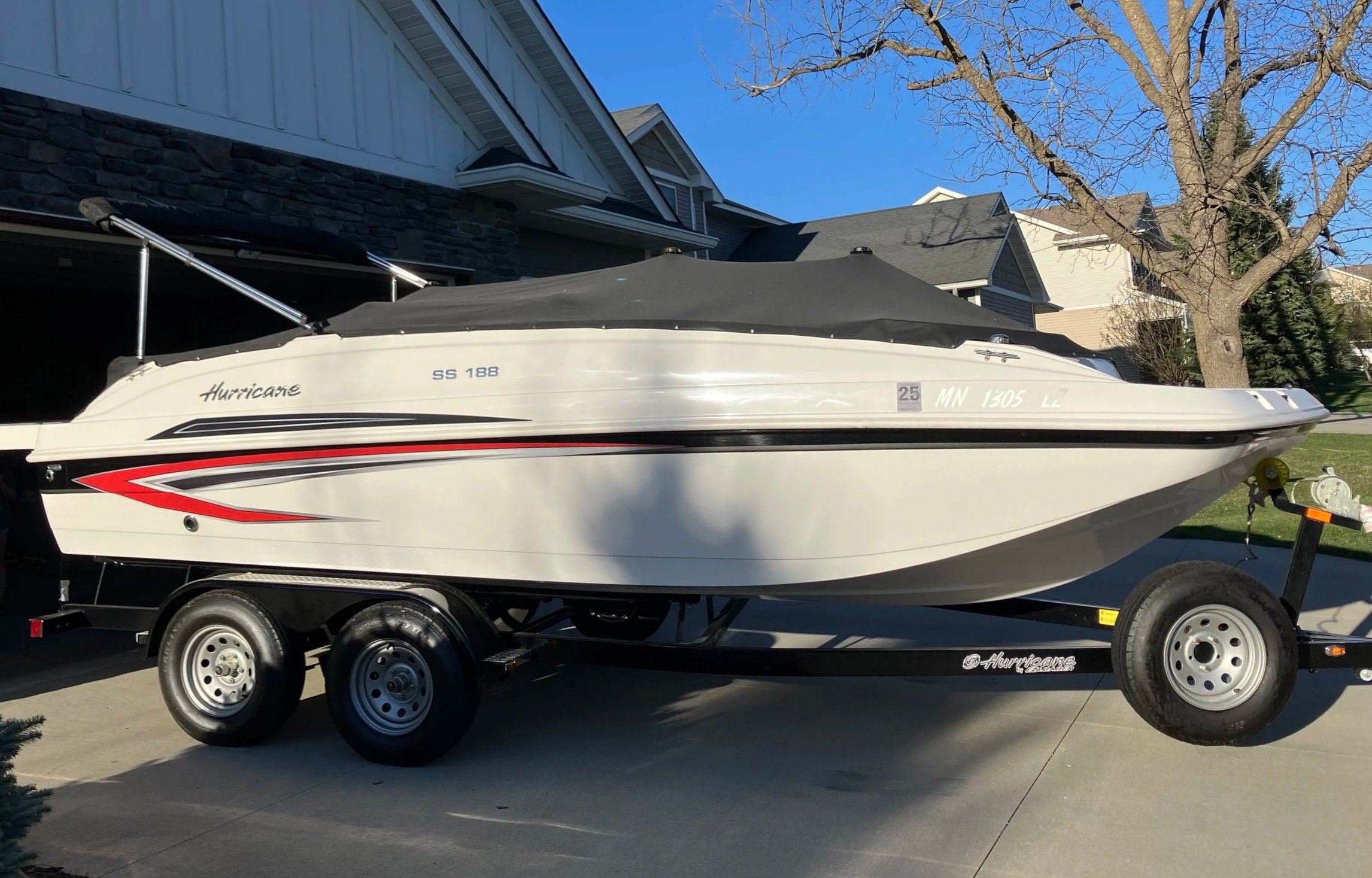 2020 Hurricane SS 188 & Trailer