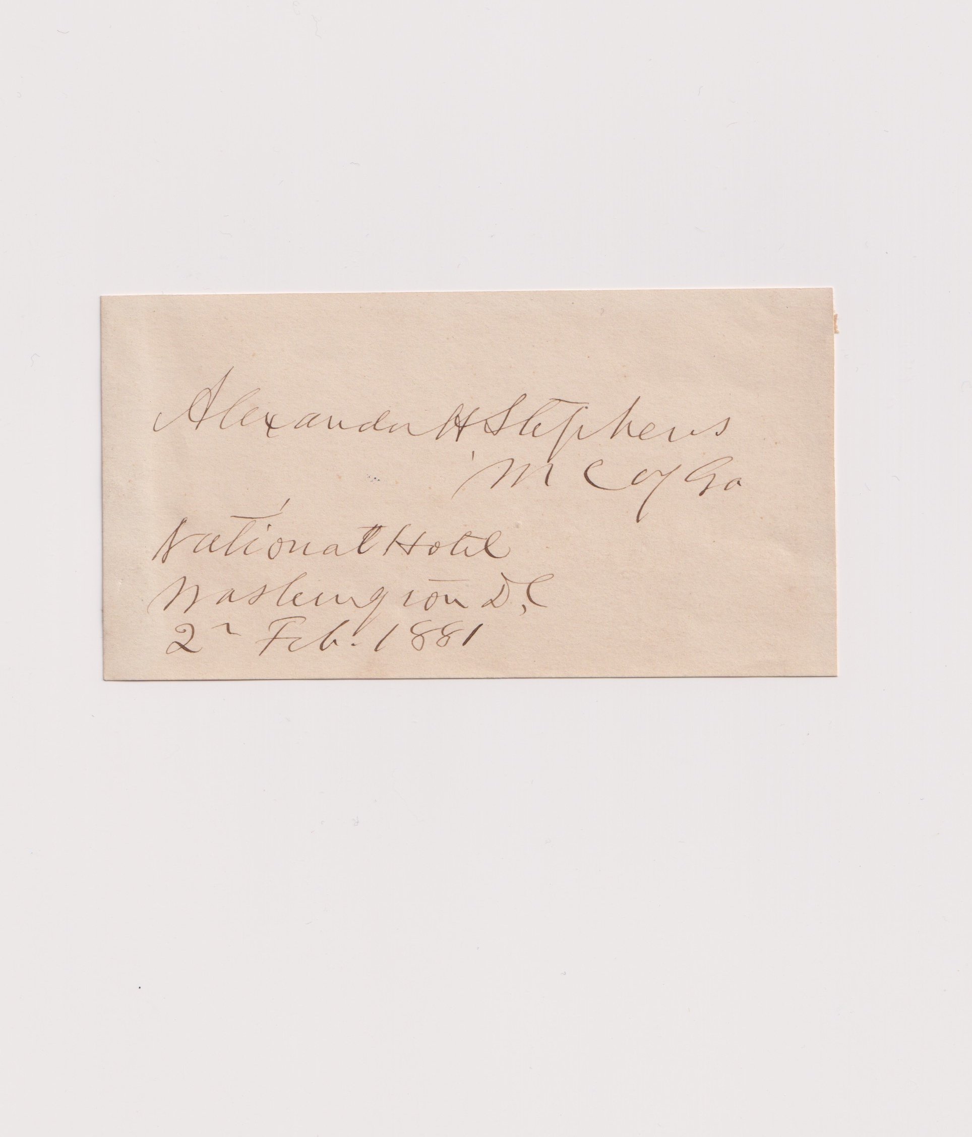 Stephens  Alexander  signed card  6509.jpg