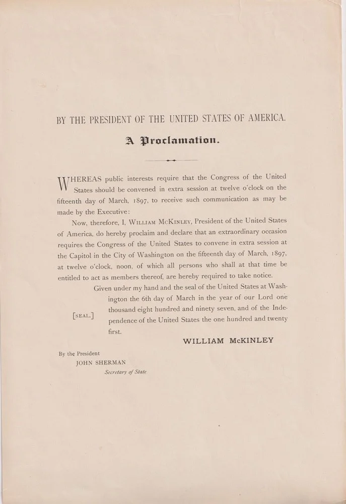 McKinley  tariff proclamation printed copy.jpg
