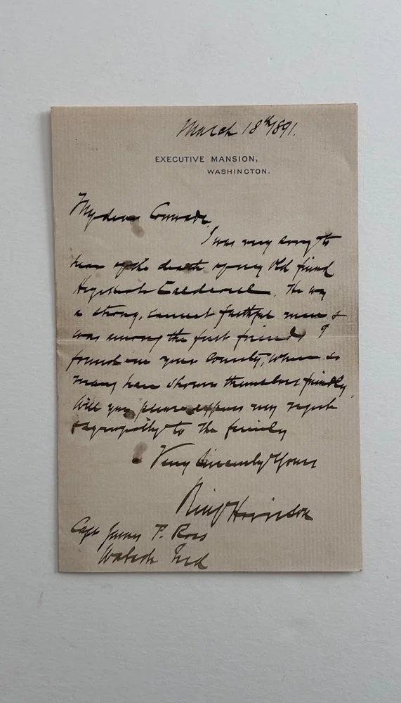 B. Harrison   ALS as Pres.