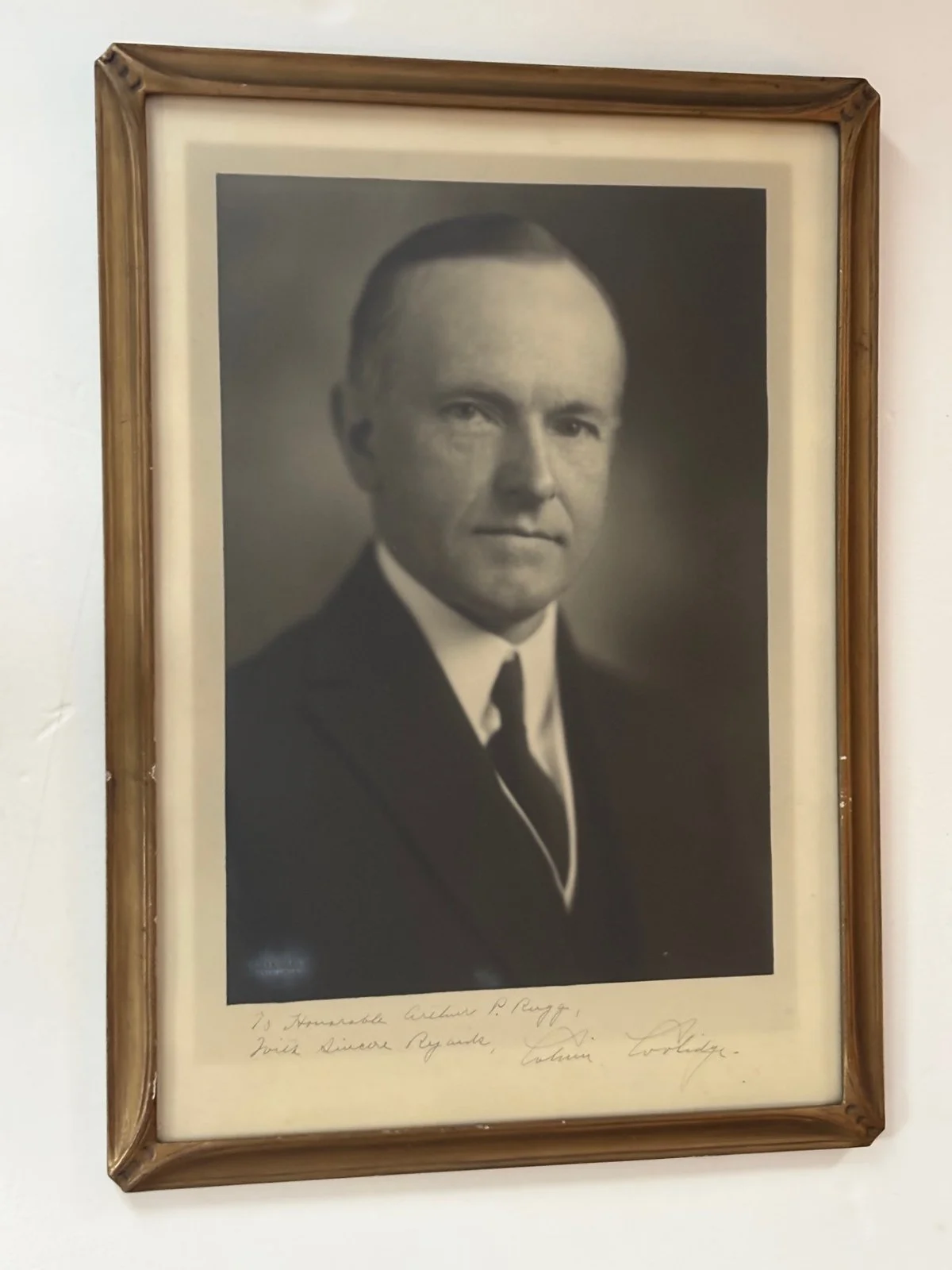 Calvin Coolidge  oversized SP