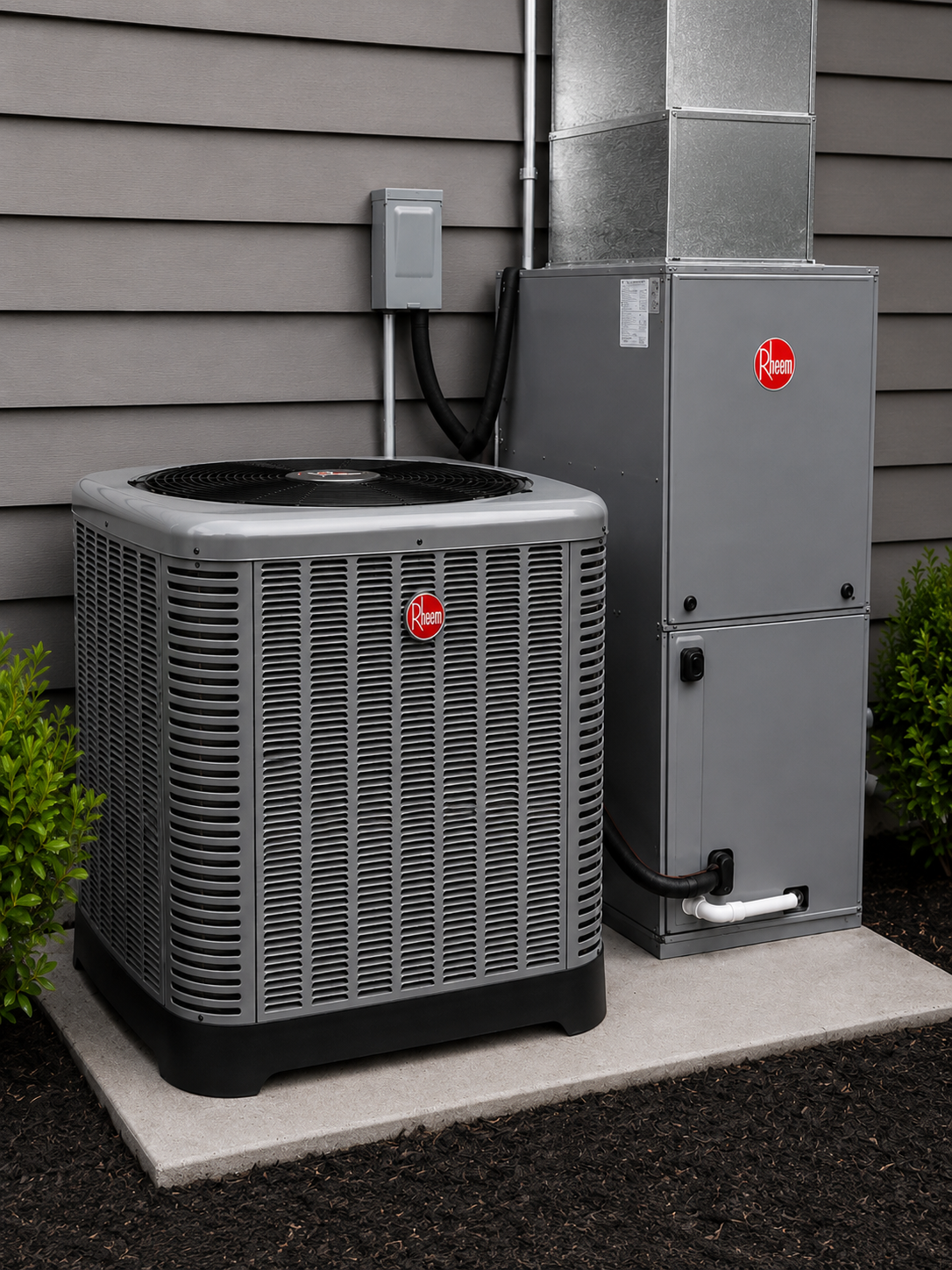 2 Ton ,13 Seer Rheem Air Conditioning system