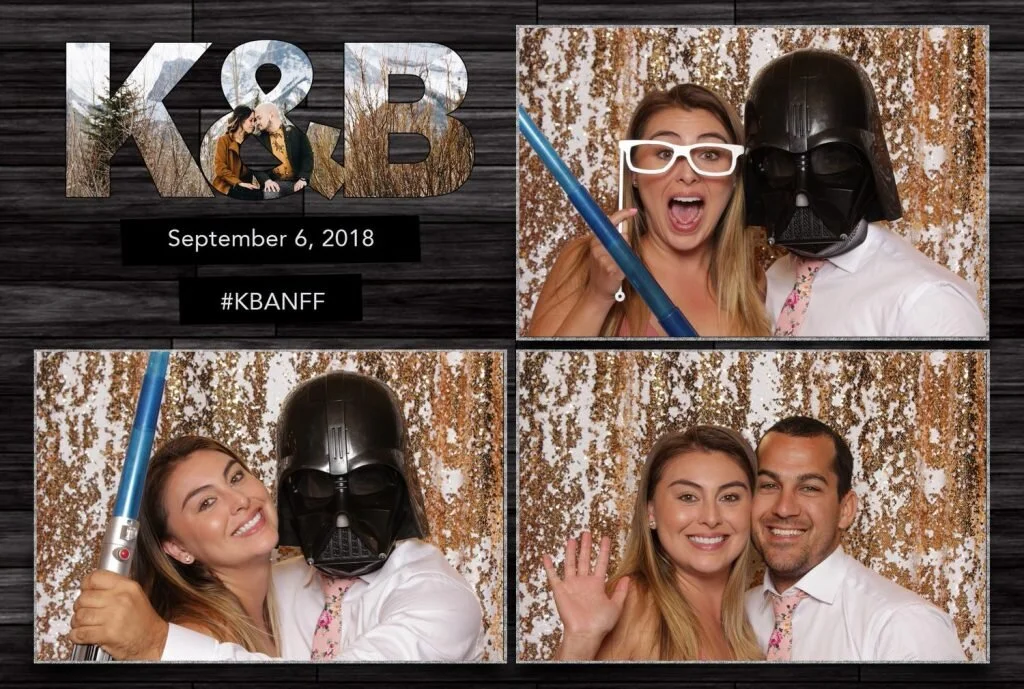 Banff wedding photo booth