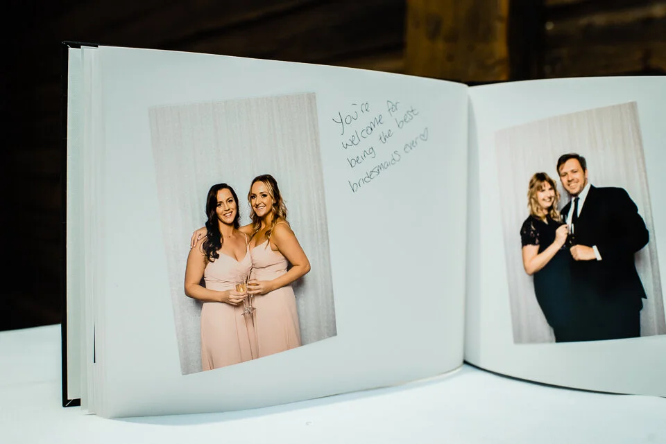 Canmore wedding photo booth guestbook