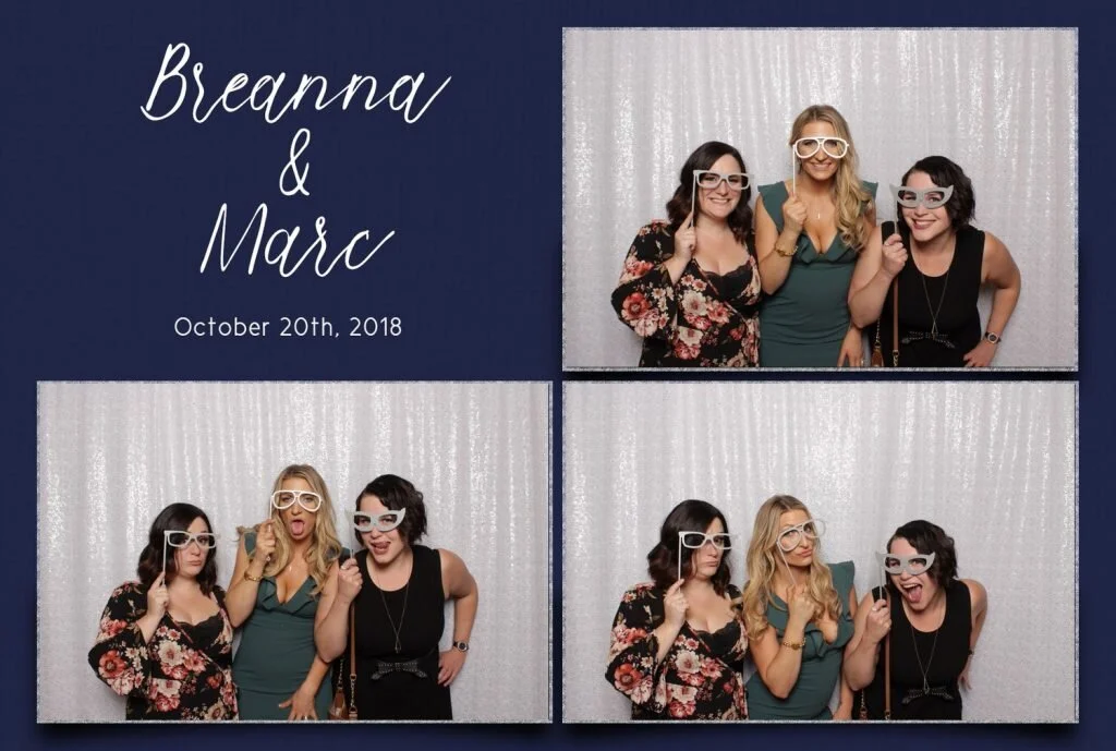 Canmore wedding photo booth custom graphic