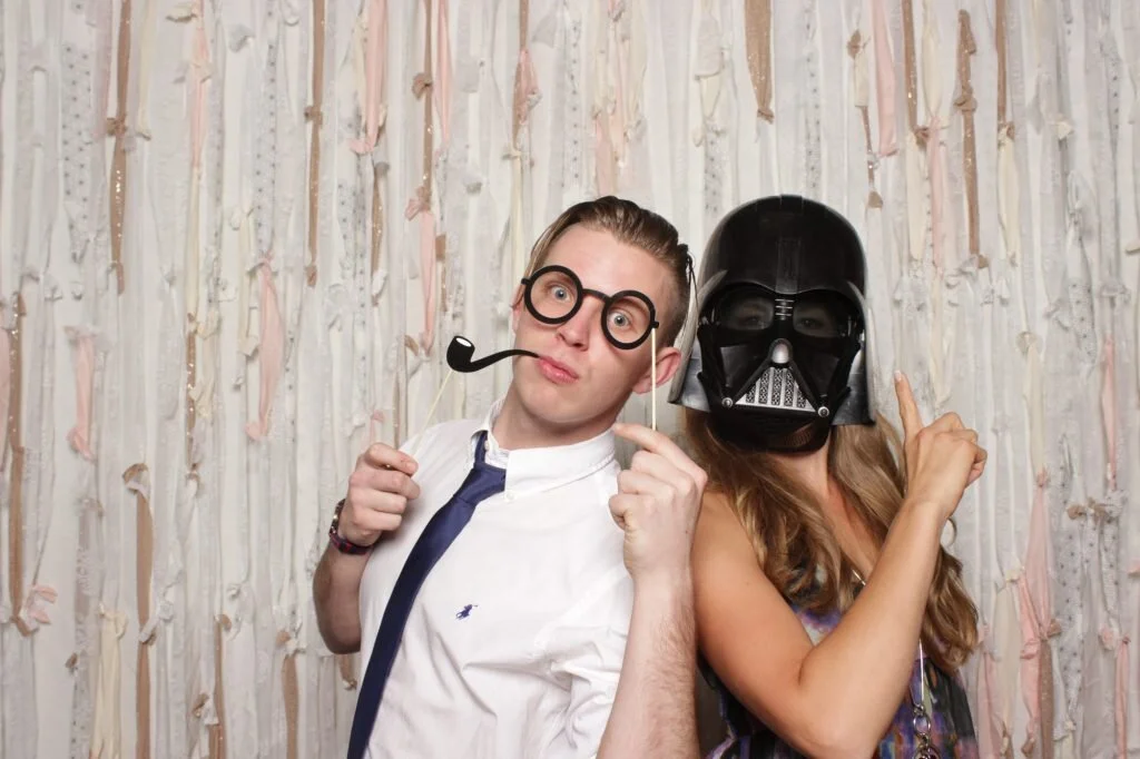 calgary open air wedding photo booth