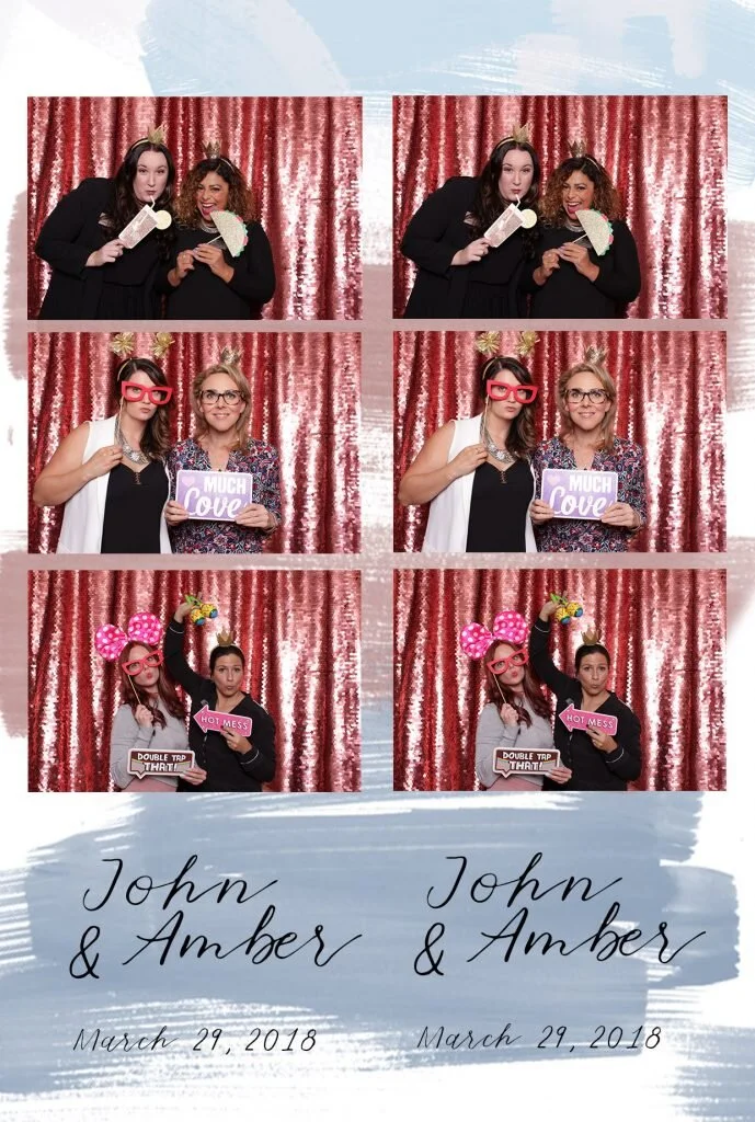 custom photo booth graphic for wedding