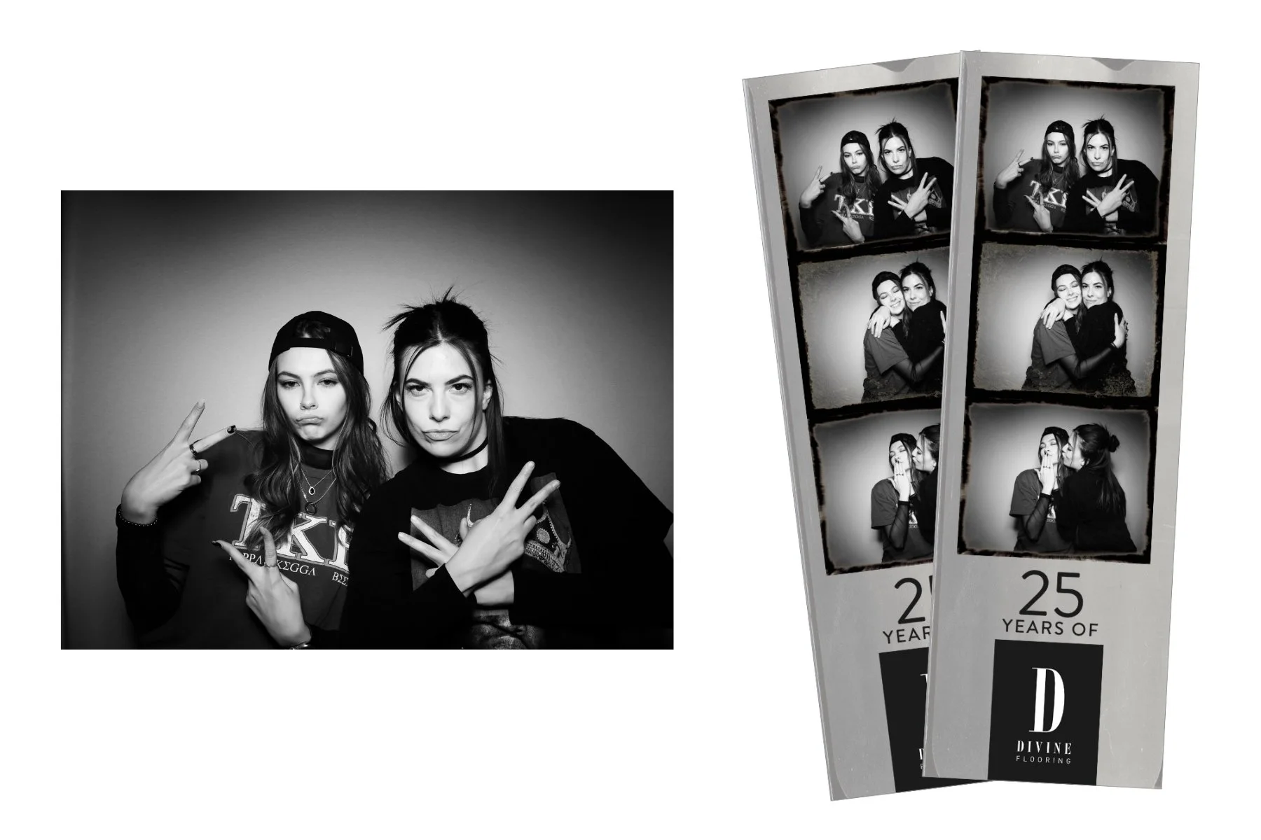 How a Vintage Photo Booth Elevated Divine Flooring’s 25th Anniversary Celebration