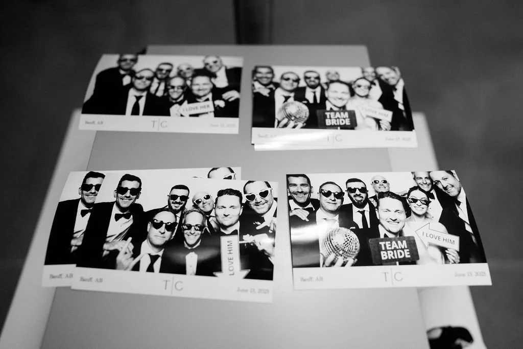 flash co glam print photo booth at the fairmont banff springs
