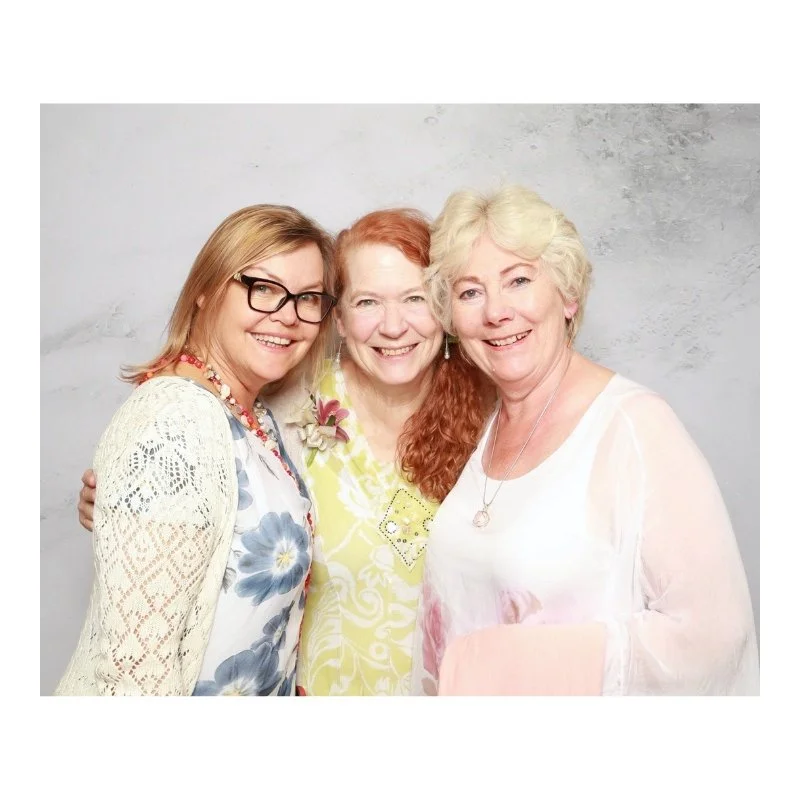 portraits from a print photo booth at a calgary corporate gala