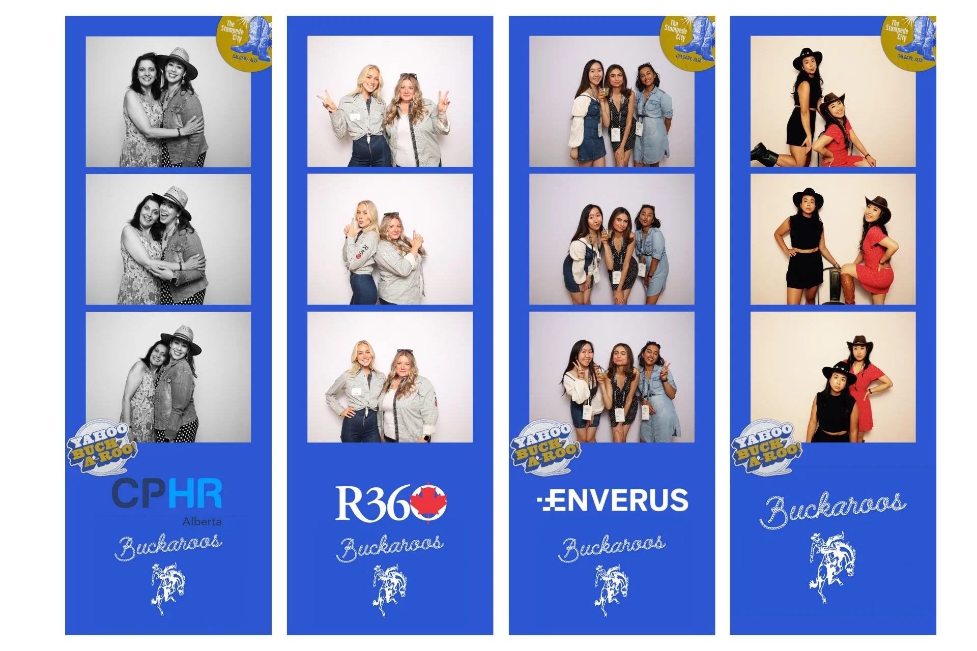 customized digital overlay branding for client parties