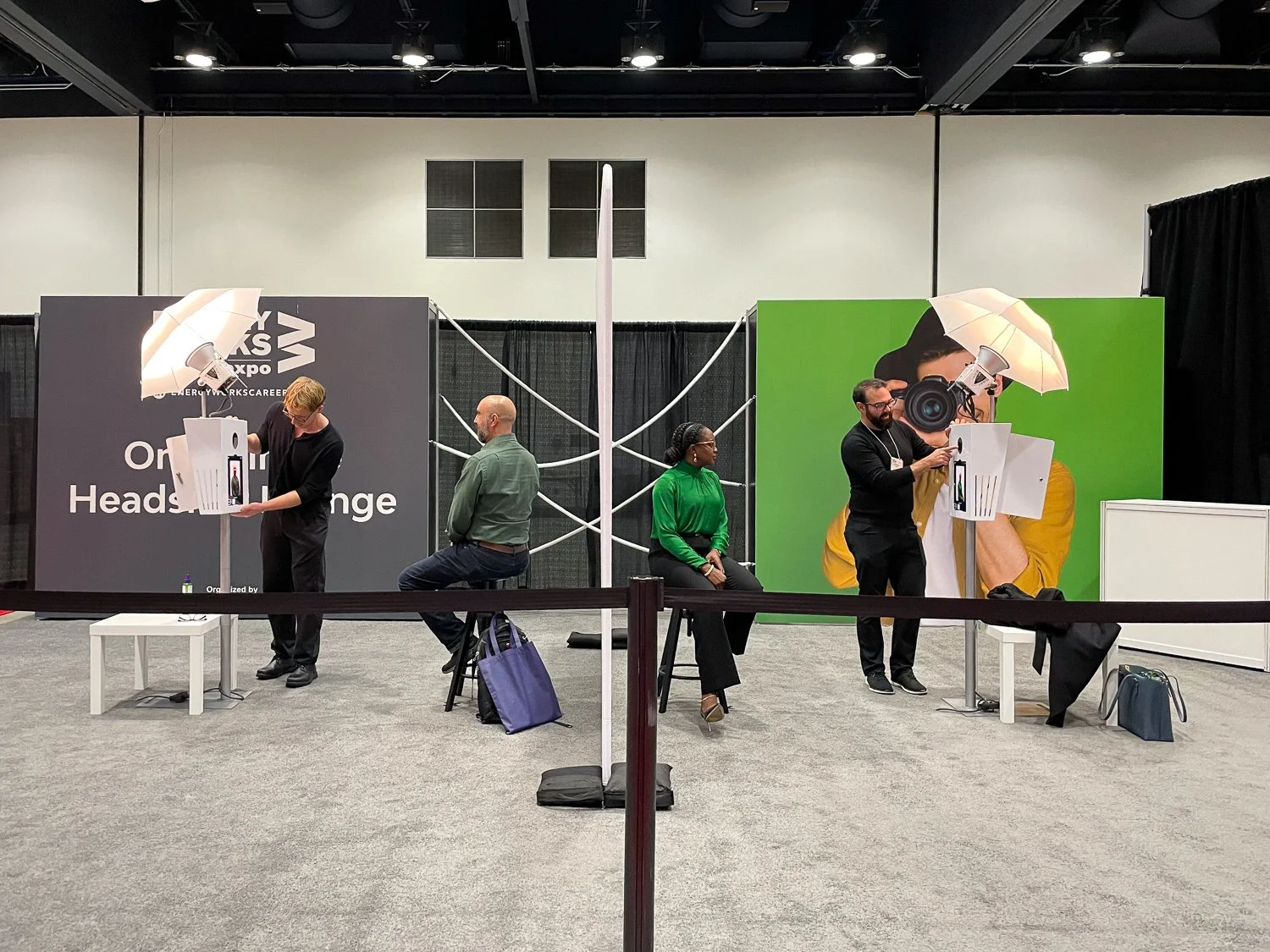 Energy Expo Professional Headshot Lounge