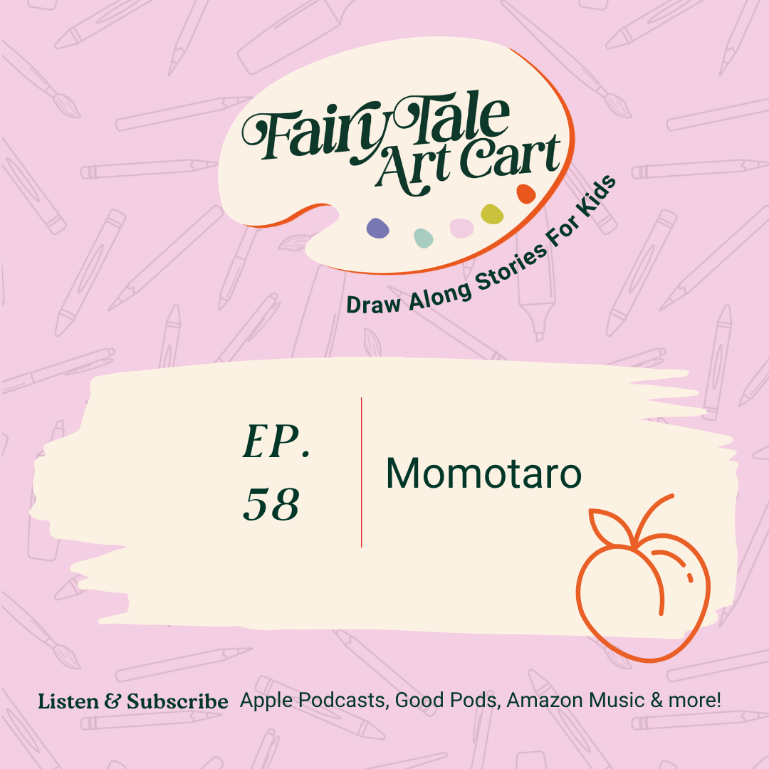Screen-Free Storytime: Draw Along to “Momotaro,” a Folktale from Japan About Teamwork (Free Coloring Page Inside!)