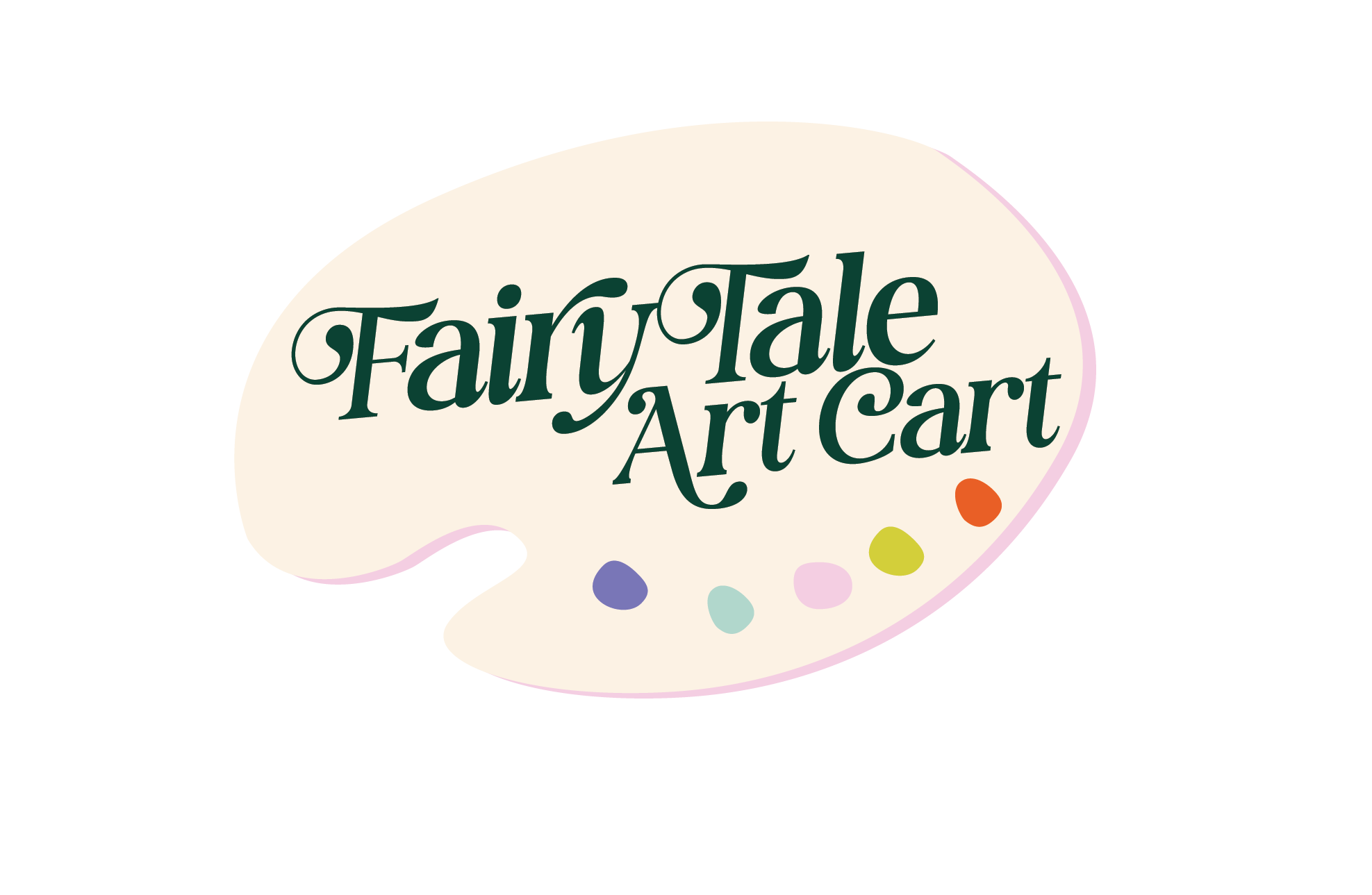 Fairy Tale Art Cart Drawing Page