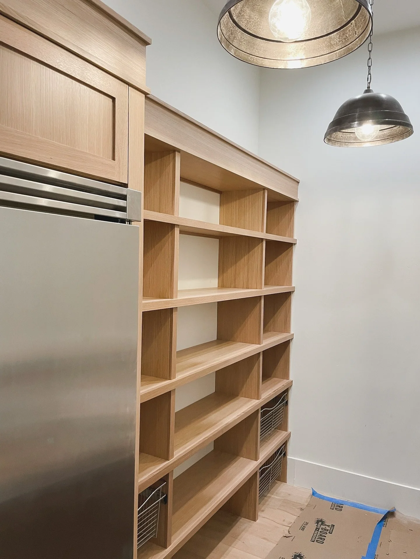 Gotta love custom pantry shelving