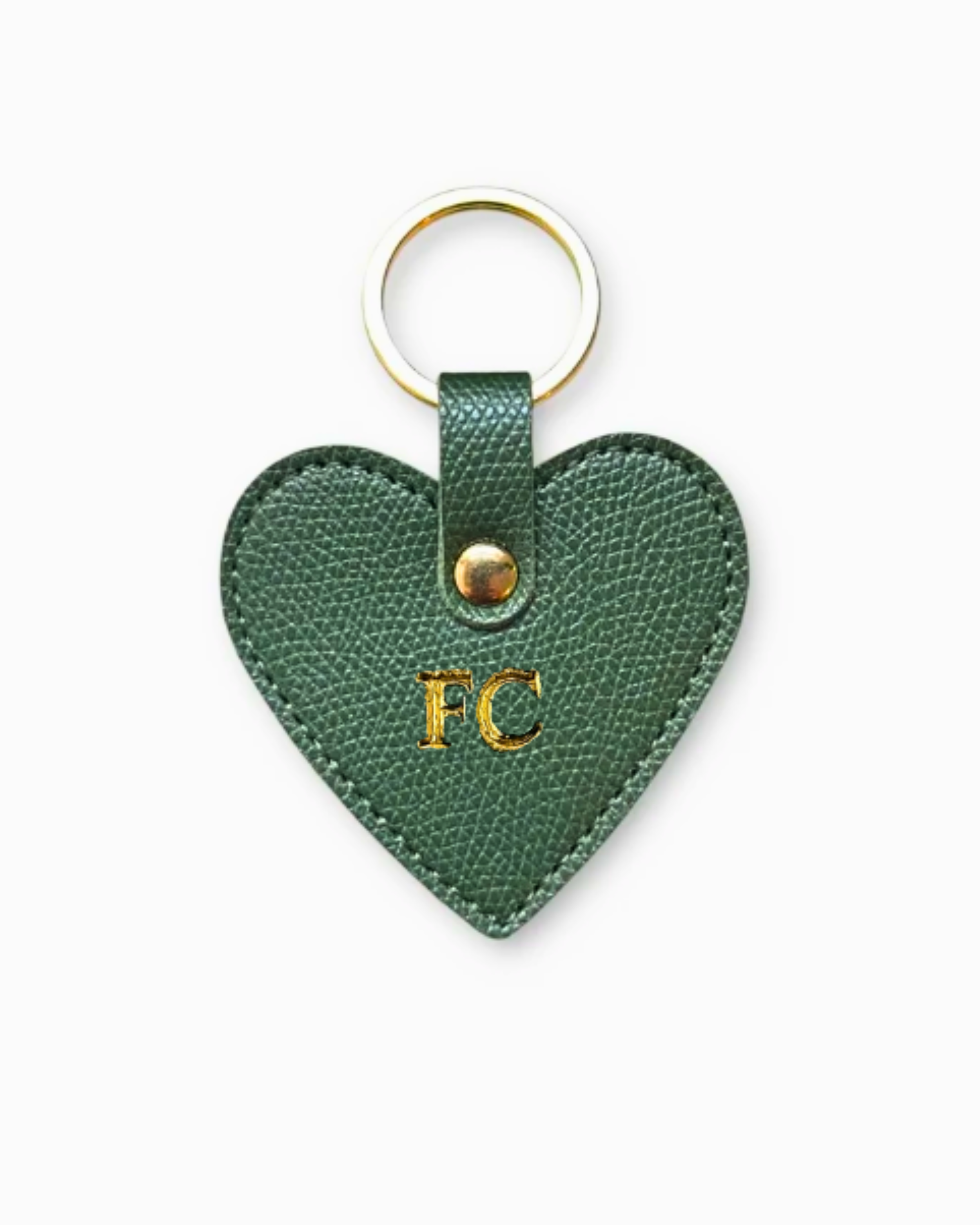 Green Heart Keychain