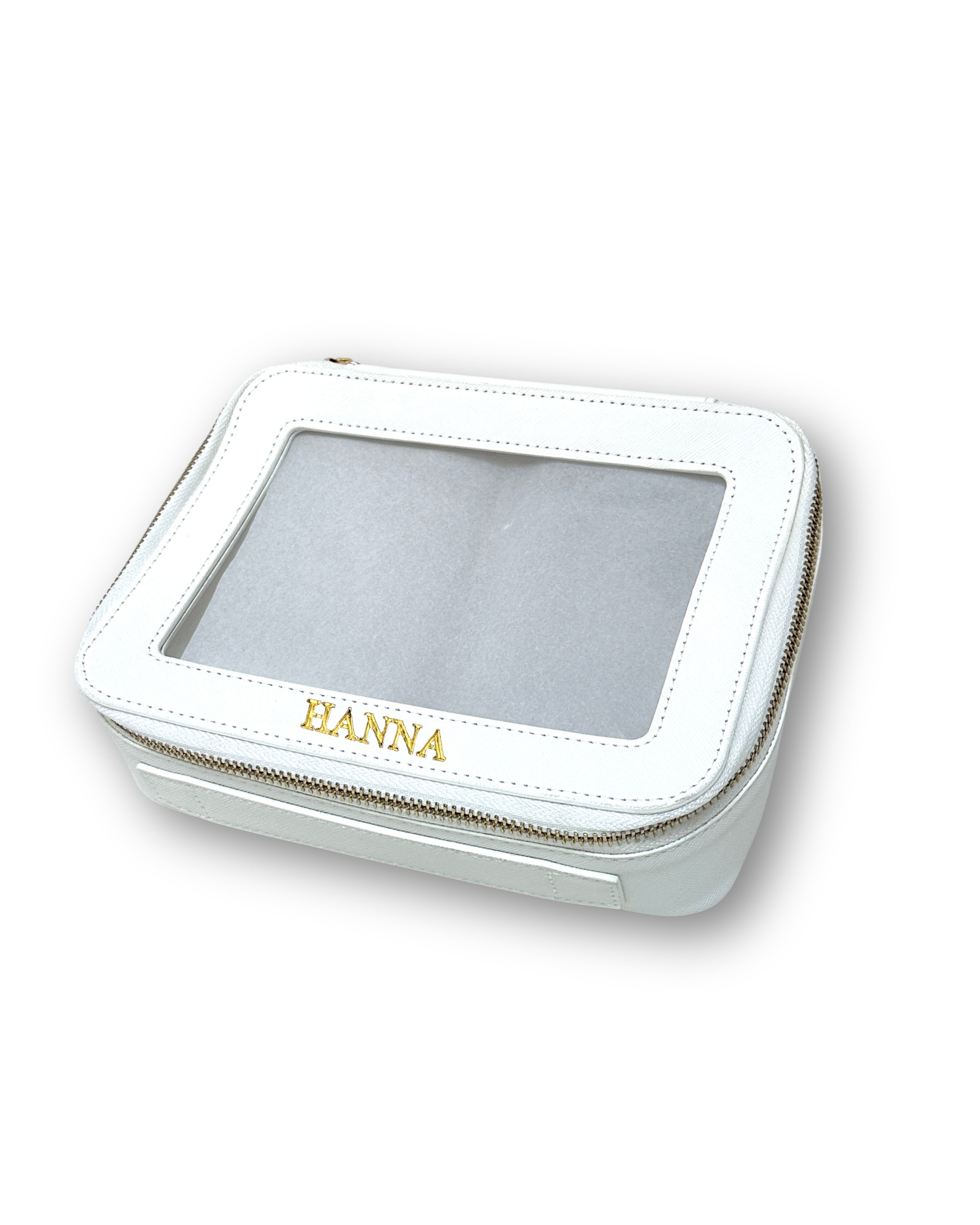 White Travel/Makeup Bag