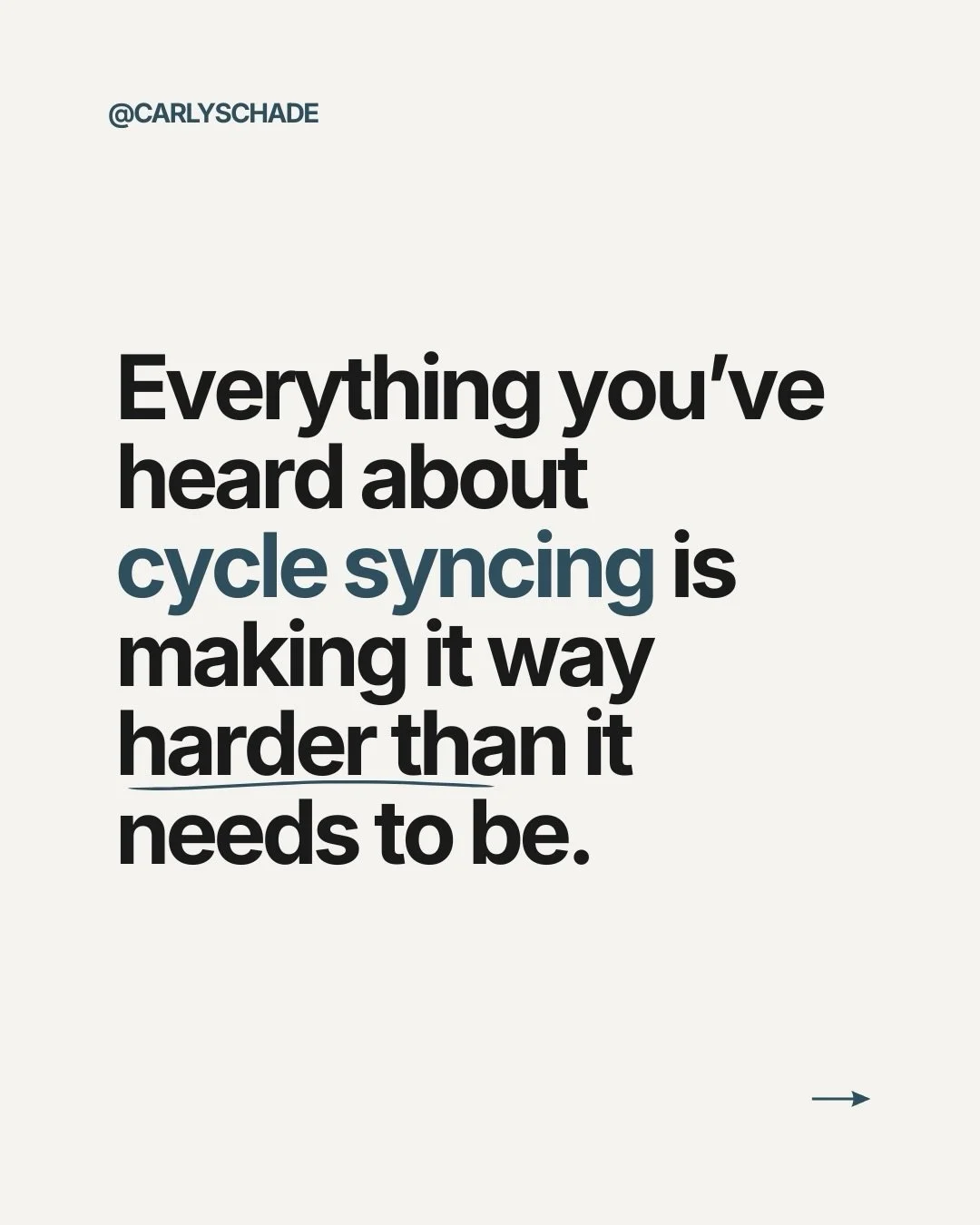 Your body has been talking to your entire life. Cycle syncing is just learning how to listen. 

It gives you a new framework for supporting your body and prioritizing your health. 

It&rsquo;s a science-backed permission slip to do things differently