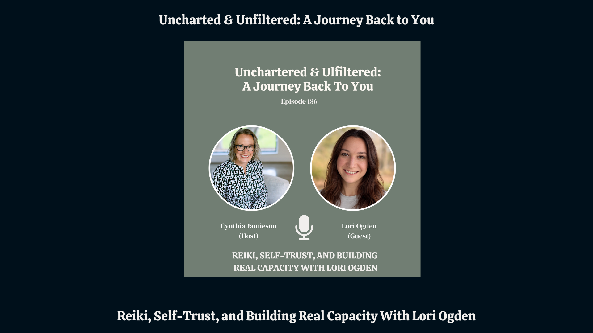 Reiki, Self-Trust, And Building Real Capacity with Lori Ogden