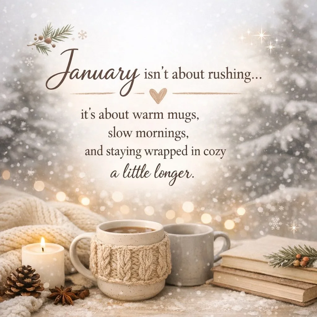 Repost from @fall.christmasvibes
&bull;
January isn&rsquo;t about rushing&hellip;
it&rsquo;s about warm mugs, slow mornings,
and staying wrapped in cozy a little longer.
Let this month be gentle 🤎❄️

#wintercozy
#januaryvibes
#slowwinter
#cozyliving