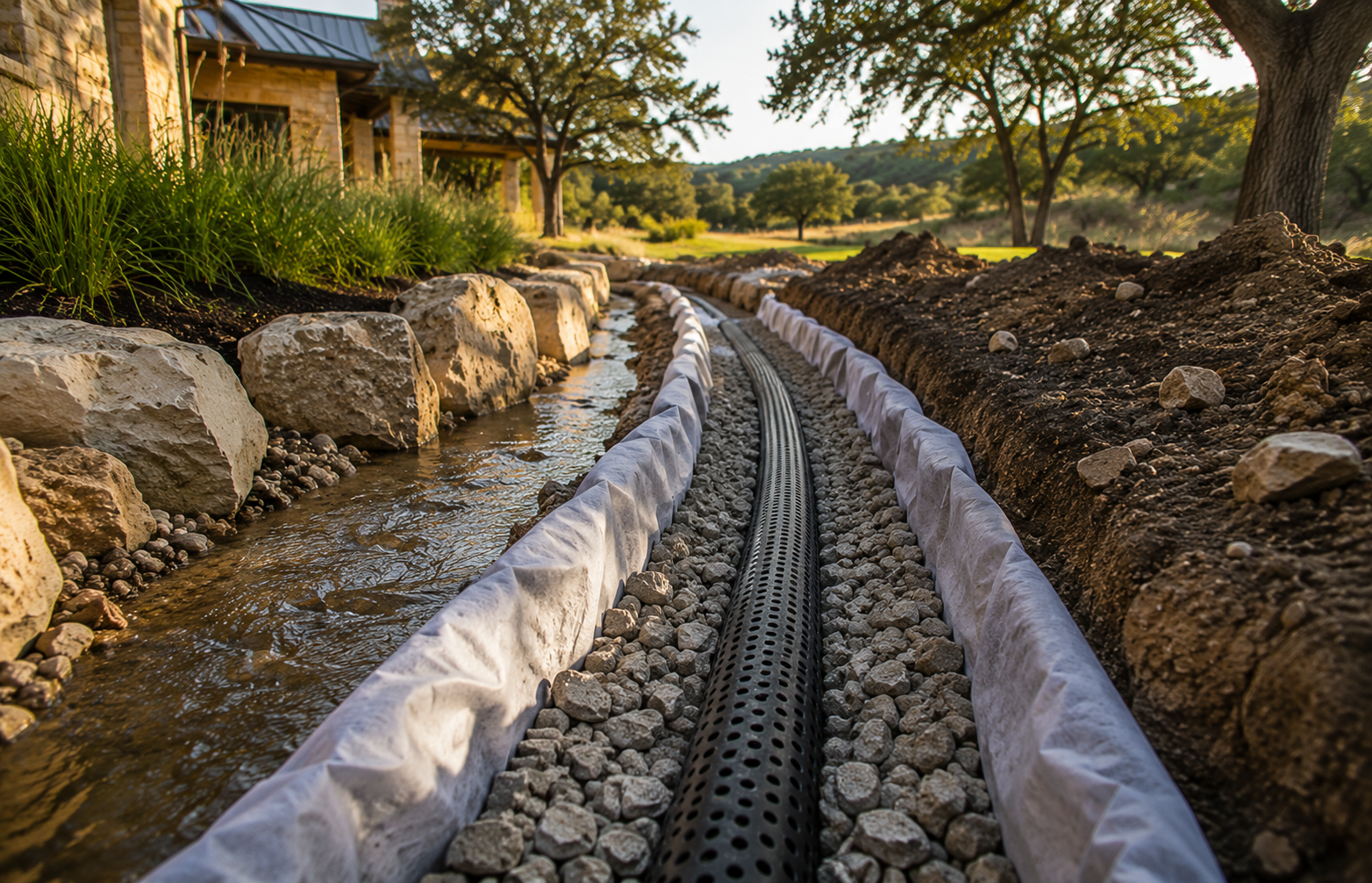Drain Lines & French Drains