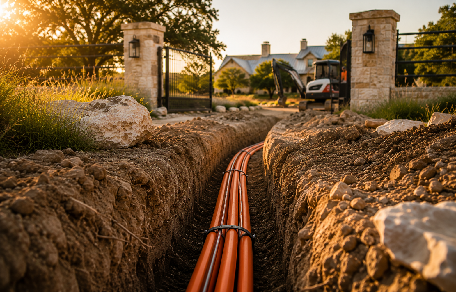 Electrical Conduit Trenching