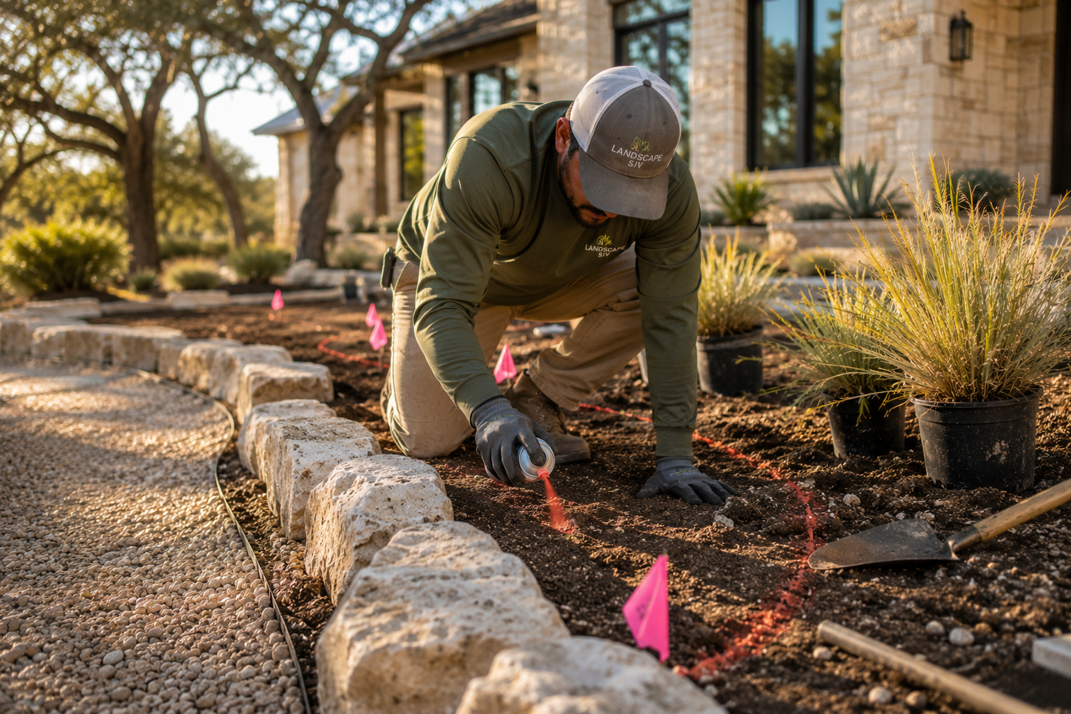 Plant Bed Shaping & Layout