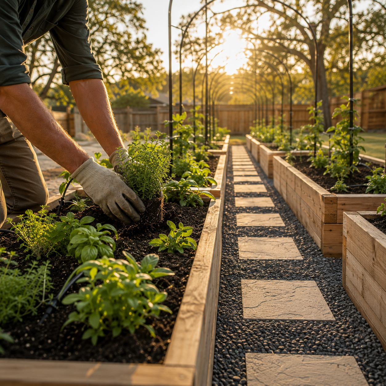 Drought-Tolerant Plant Beds